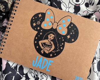 Disney Autograph Book | Princess Moana | Minnie Mouse | Mickey Mouse | Disney World | Disneyland | Moana 2 | Disney Princess | Disney Trip