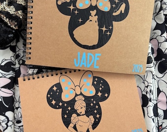 Disney-handtekeningenboek | Assepoester | Kasteel Assepoester | Handtekeningboek | Minnie Mouse | Mickey Mouse | Disney World | Disneyland