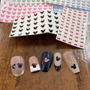 Nail Decals | Mouse Nail Art Stickers image 4