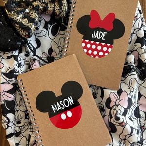 Disney Notizbuch | Zeitschrift | Zeichenblock | Weihnachtsgeschenk | Minnie Maus | Micky Maus | Disney Welt | Disneyland | Weihnachtsgeschenk