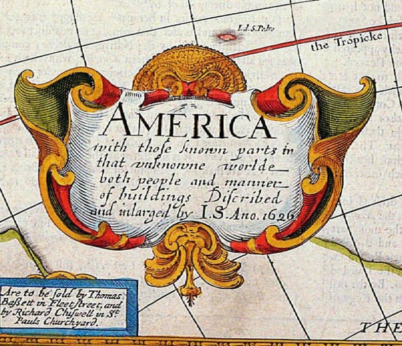Printable Wall Art Vintage Map Old Americas Instant Etsy