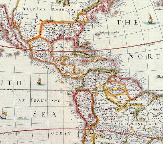Printable Wall Artwork, Basic Map - Aged Americas - Quick Down load photograph regarding Vintage Map Printable named Printable Wall Artwork, Typical Map - Previous Americas - Quick Obtain