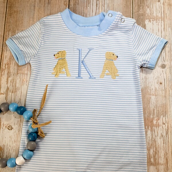 Monogrammed Baby Sunsuit, Sunsuit Unisex, bolla unisex, tuta Monogrammed Bubble, bolla per bambini, regalo per bambini, vestito per il primo compleanno