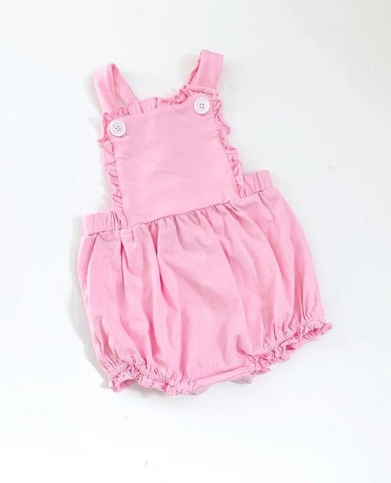Monogrammed Ruffle Baby Sunsuit Baby Girl Sunsuit Baby Girl Etsy