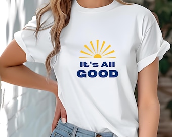 It's All Good Boho camiseta de salud mental, camiseta divertida para mujer