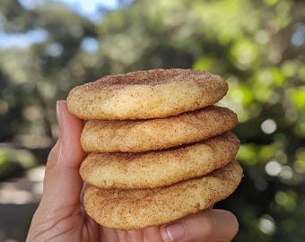Receta de galletas Snickerdoodle masticables, postre gourmet (descarga en PDF)