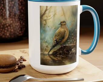 Mourning Dove Vintage Birds Coffee Mug