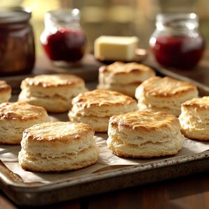 BEST RECIPE For Biscuits From Scratch, Homemade Butter and Milk Biscuit Recipe, PDF Download Biscuit Recipe, Southern Family Recipes