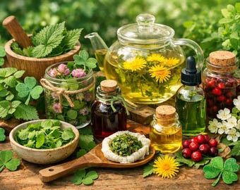 Kit de remedios caseros sencillos: alimentos naturales, hierbas y guía de primeros auxilios (PDF)