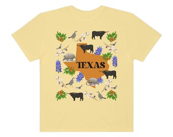 Texas Unisex Garment-Dyed T-shirt