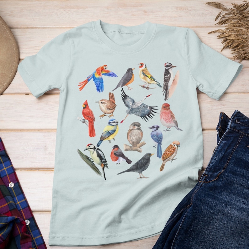 Cottagecore Birds Shirt Bird Wear Nature Shirt Bird Vintage - Etsy