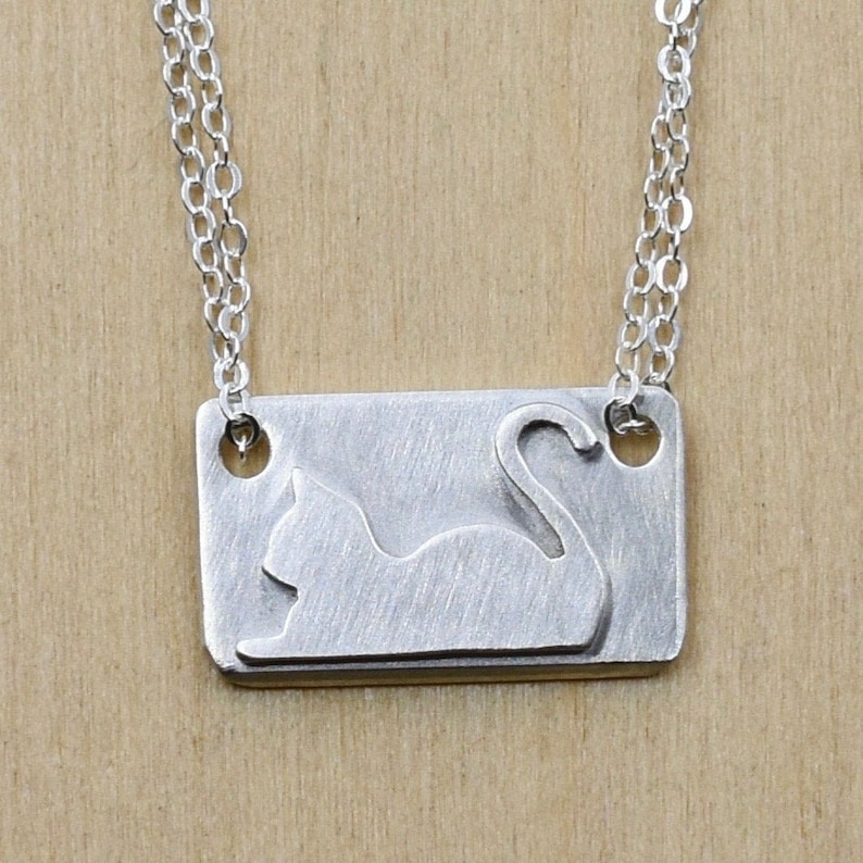 Cat Bar Necklace