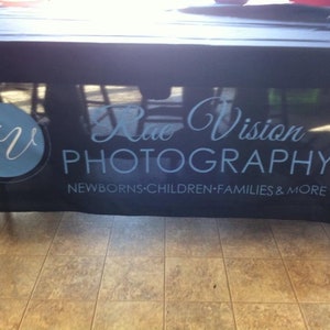 Custom Business banner or tablecloth