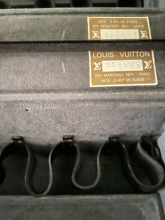 Vintage French Train Case, Louis Vuitton Ave Marc… - image 7