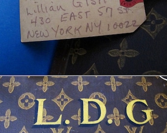 Antique Louis Vuitton Trunk, Property of Lillian Gish