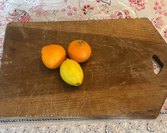 Vintage Franse charcuterieplank, rustiek