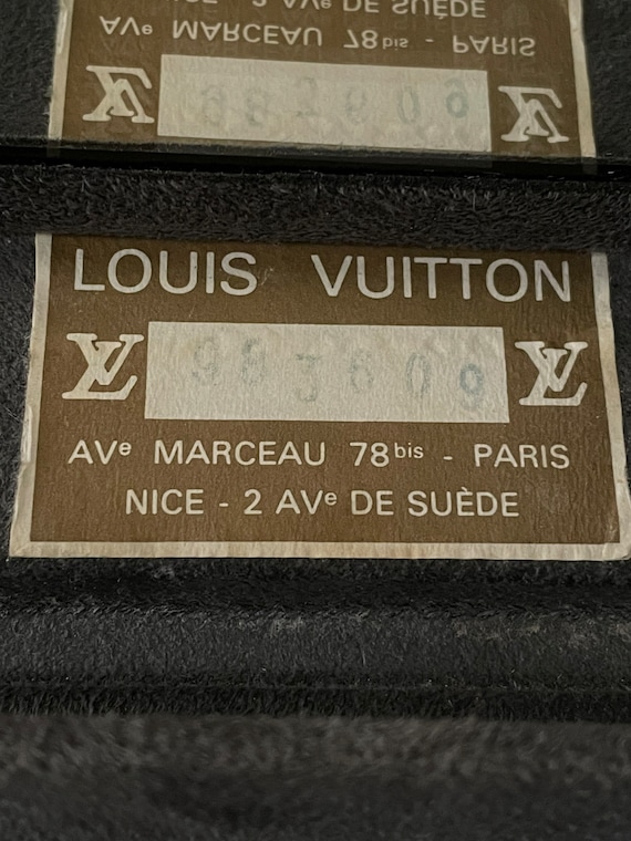 Vintage French Train Case, Louis Vuitton Ave Marc… - image 2