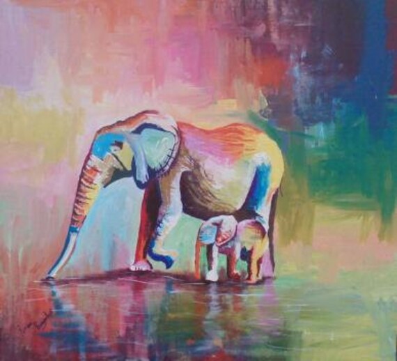 Custom Made to Order African Animals and Wildlife Painting | Etsy