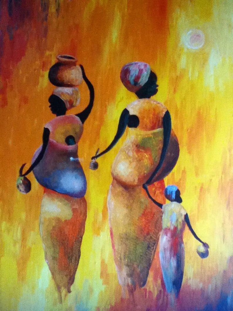 Custom Made to Order African Culture and Life Painting From - Etsy