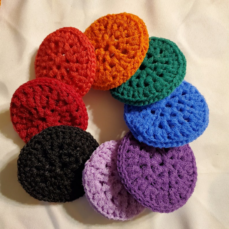 Doublesided Crochet Nylon net Scrubbies for use in kitchen in Etsy