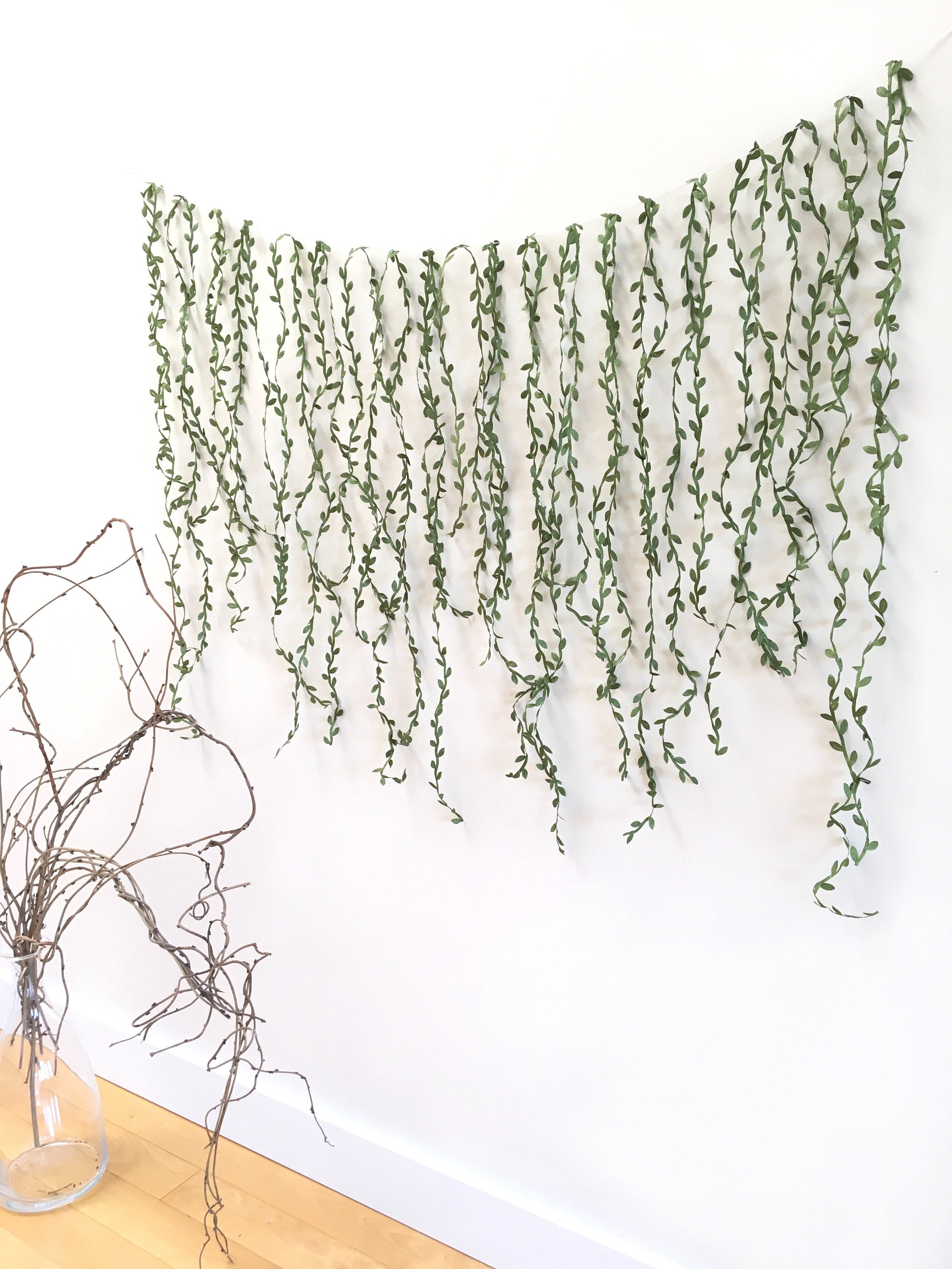 DIY Greenery Backdrop Green Wall Backdrop Vine Backdrop Etsy