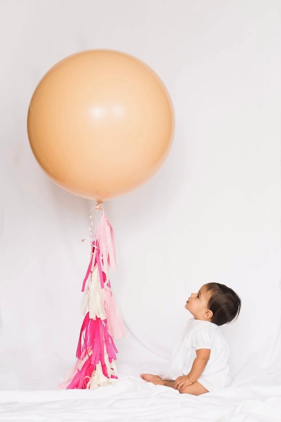 Blush Balloon With DIY Tassel Tail First Birthday Balloons -  Canada