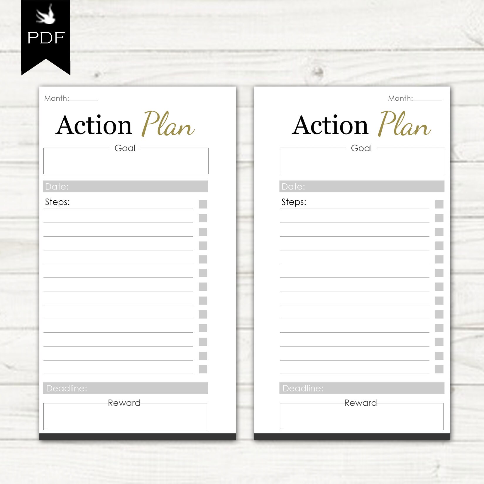 Goal Planner and Tracker - Etsy