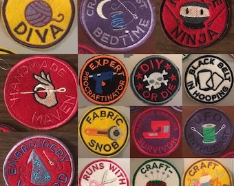 Crafty Cosplay Patches - Toppe divertenti per ricamo a macchina per costumi/cosplay/cucito
