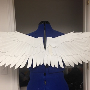 Realistic White Bird Cosplay Wings