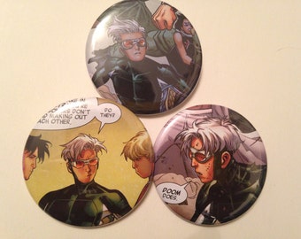 Confezione da 3 pulsanti del fumetto Speed/Tommy Shepherd