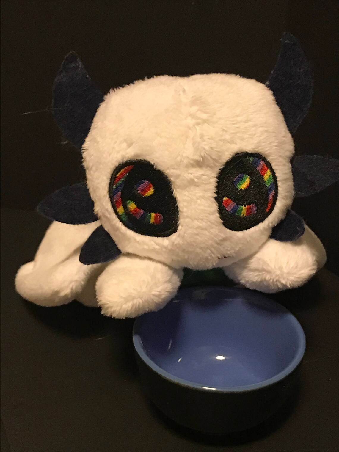 White Galaxy and Rainbow Dragon Plushie Stuffed Animal Plush Etsy