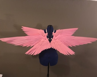 Ali realistiche da serafino angelo uccello cosplay