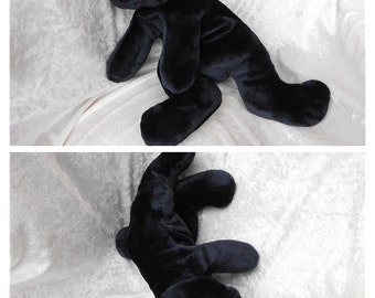 black stuffed bunny