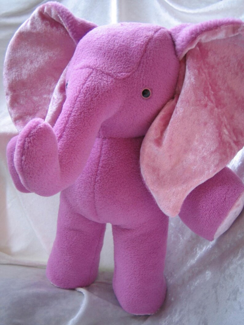 purple elephant plush