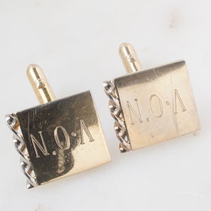 Vintage Gold Swank Cufflinks - V.O.N Cufflinks