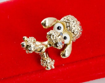 Vintage Gerry's Poodle Dog Brooch