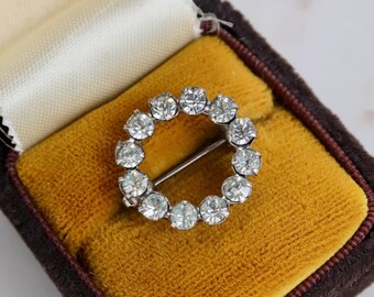 Handmade Silver Glitter Modesty Pin / Brooch | 12mm Round Resin Cabochon With Spare Clutch Back 8 thumbnail image