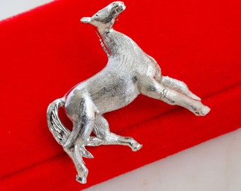 ヴィンテージ シルバー 馬ブローチ ヴィンテージ ジュエリー 動物