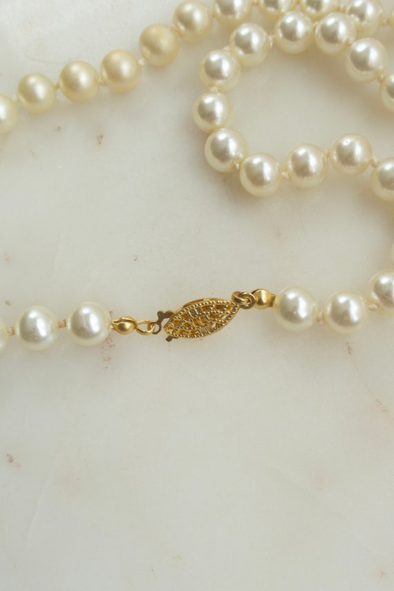 Vintage Pearl Beaded Necklace - image 6