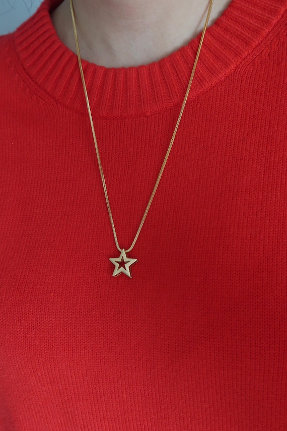 ミュージシャン Star Necklace Gold 103-