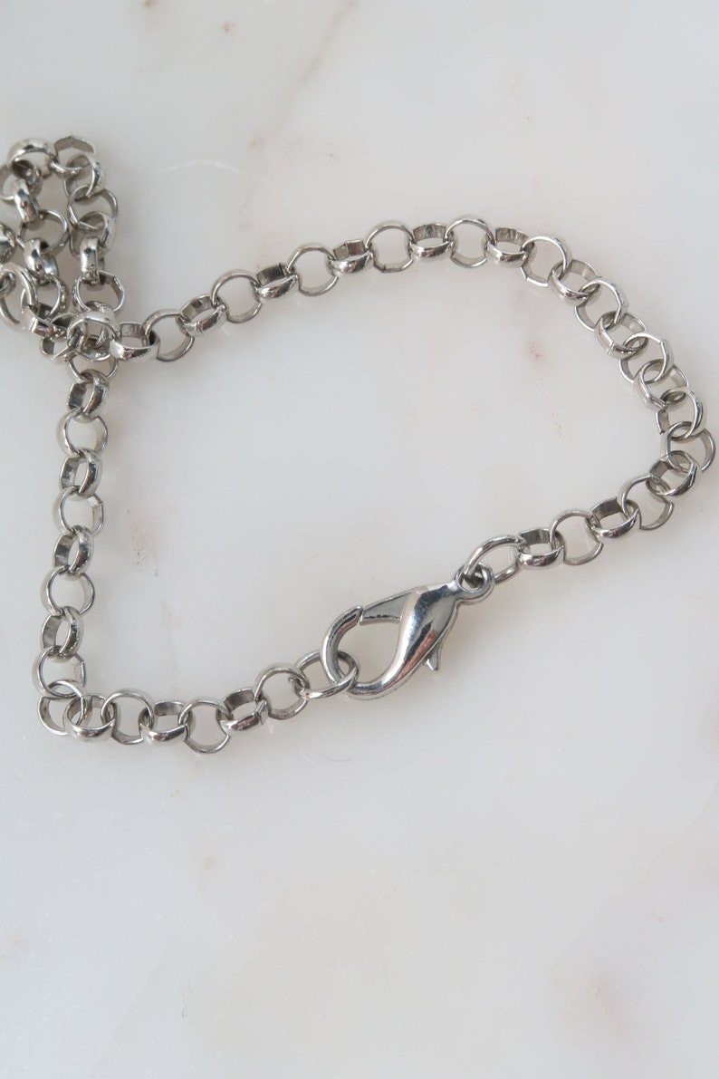 Silver Heart Chain Anklet