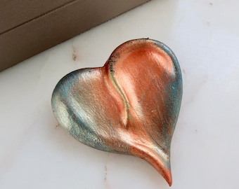 Vintage Heart Brooch