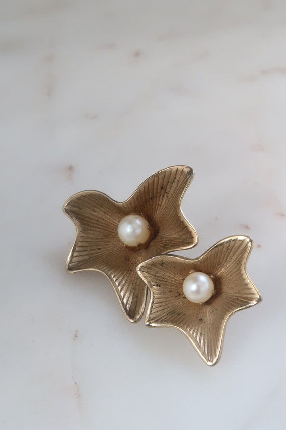 Vintage Gold Starfish Brooch - image 7