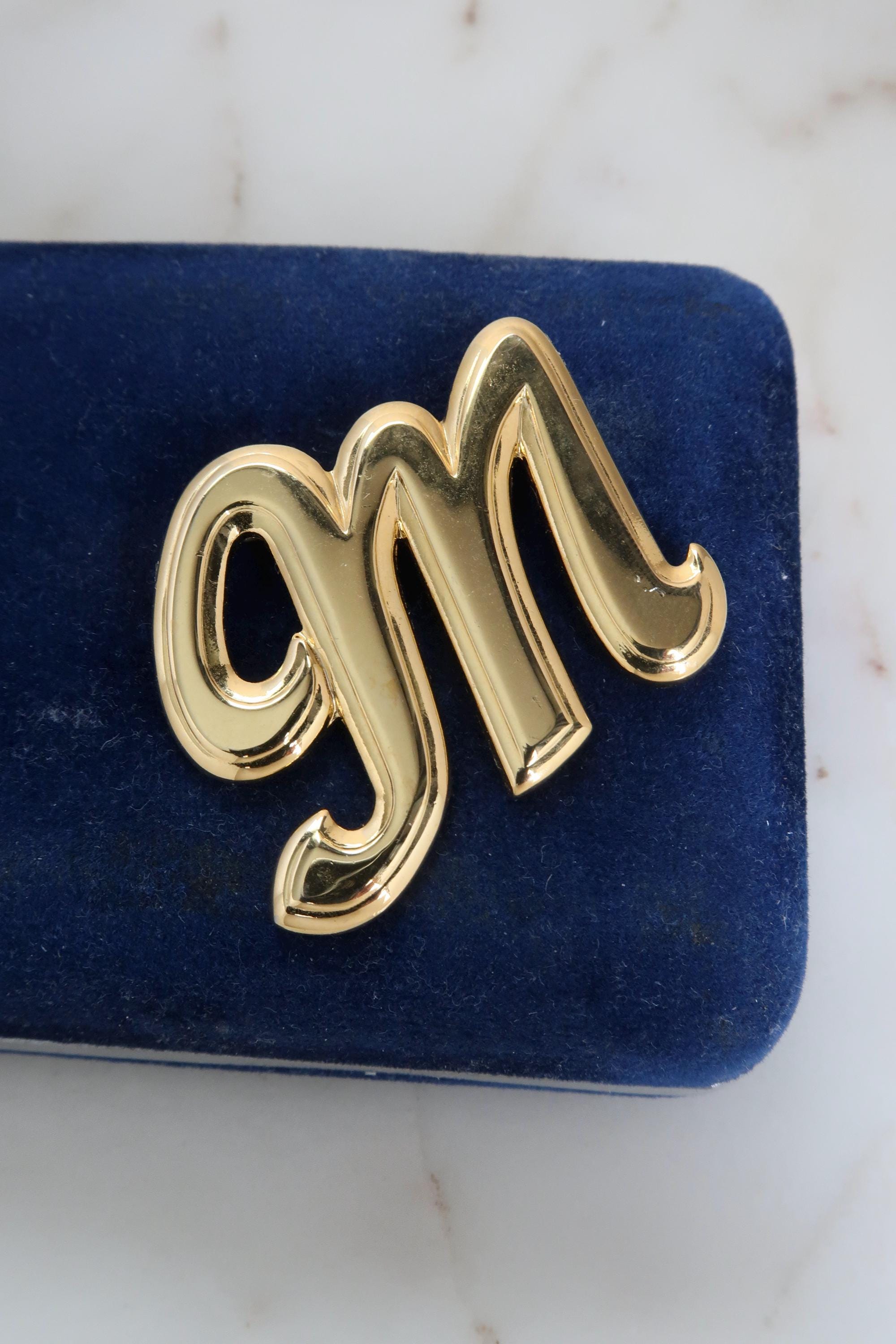 Brooch pin vintage m - Etsy 日本