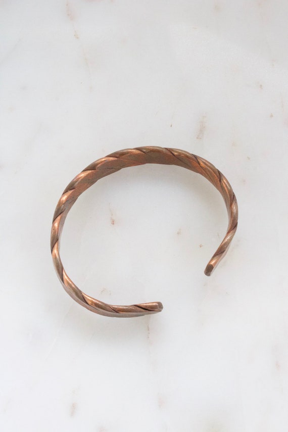 Vintage Copper Cuff Bracelet - image 9
