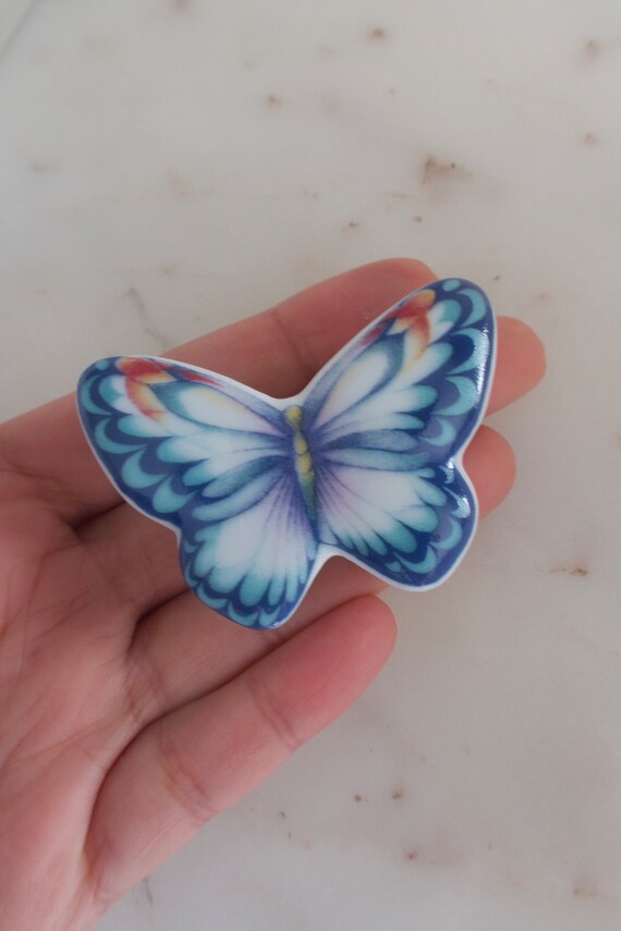 Vintage 1989 AVON Porcelain Butterfly Convertible… - image 5