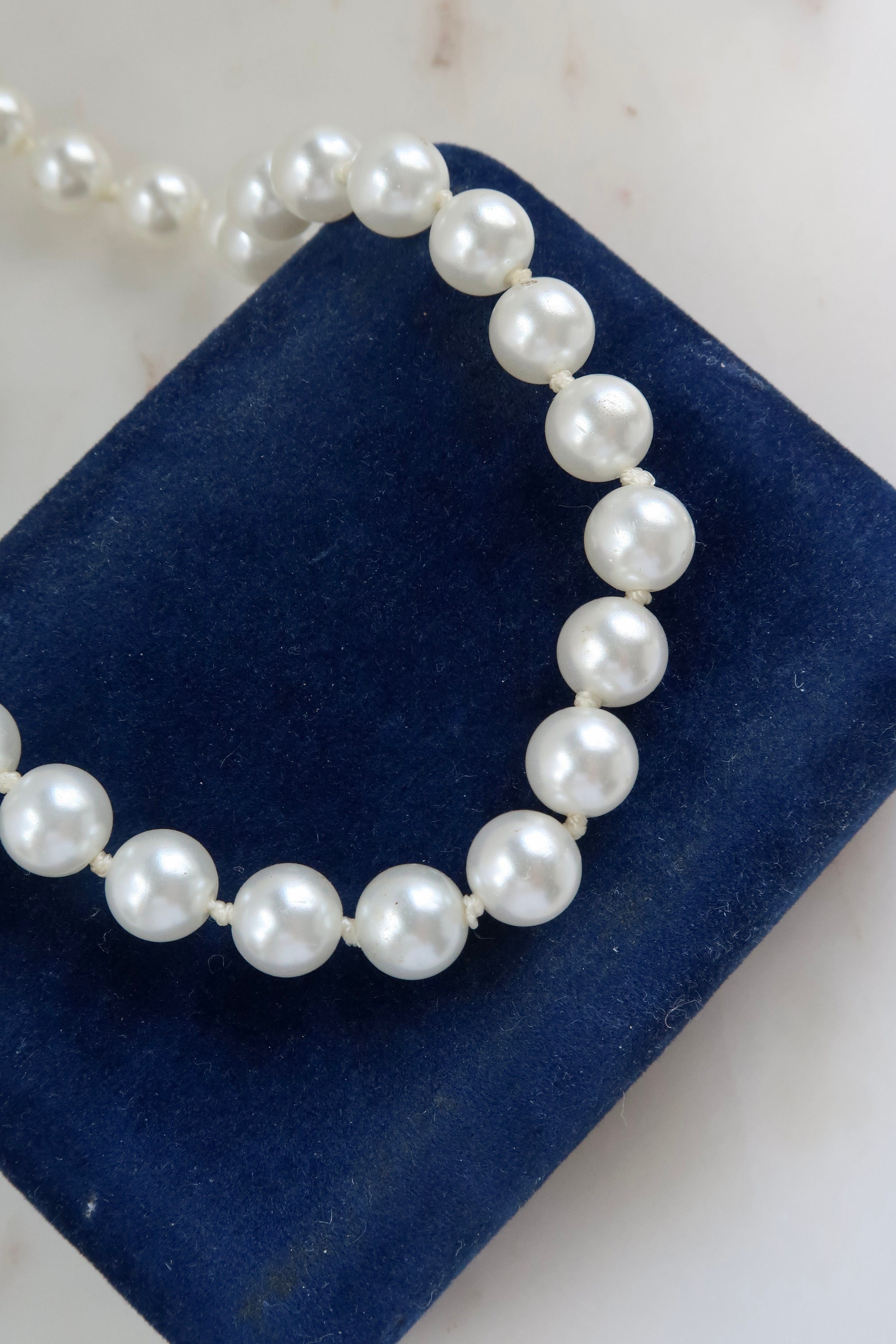 Vintage Pearl Bead Necklace