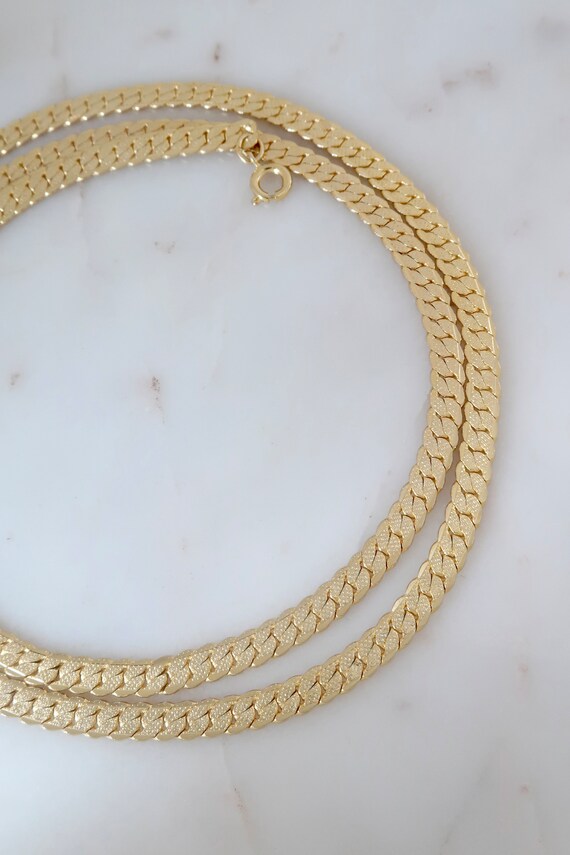 Vintage Gold Chain Necklace Minimalist Jewelry