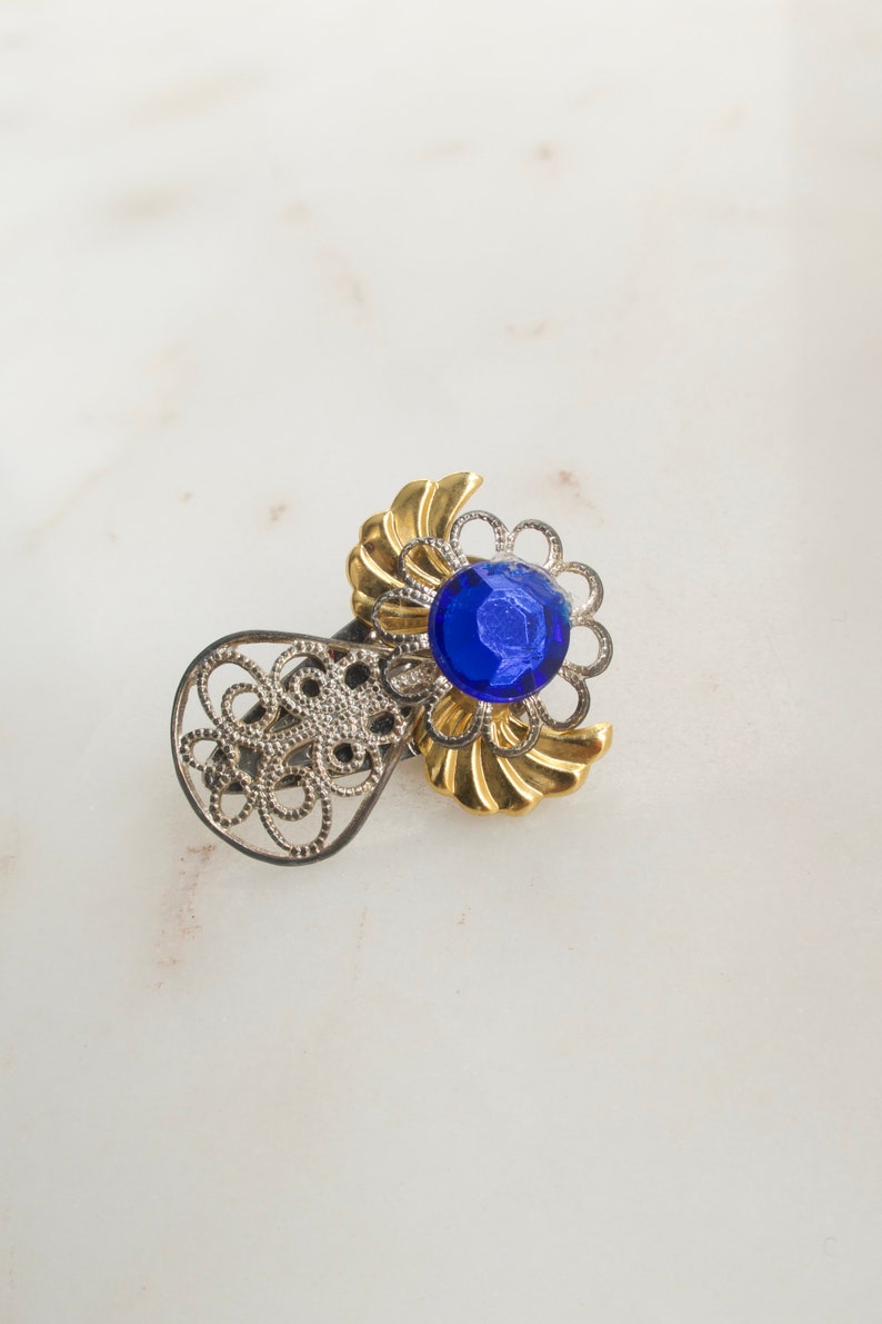 Vintage Filigree Angel Lapel Pin