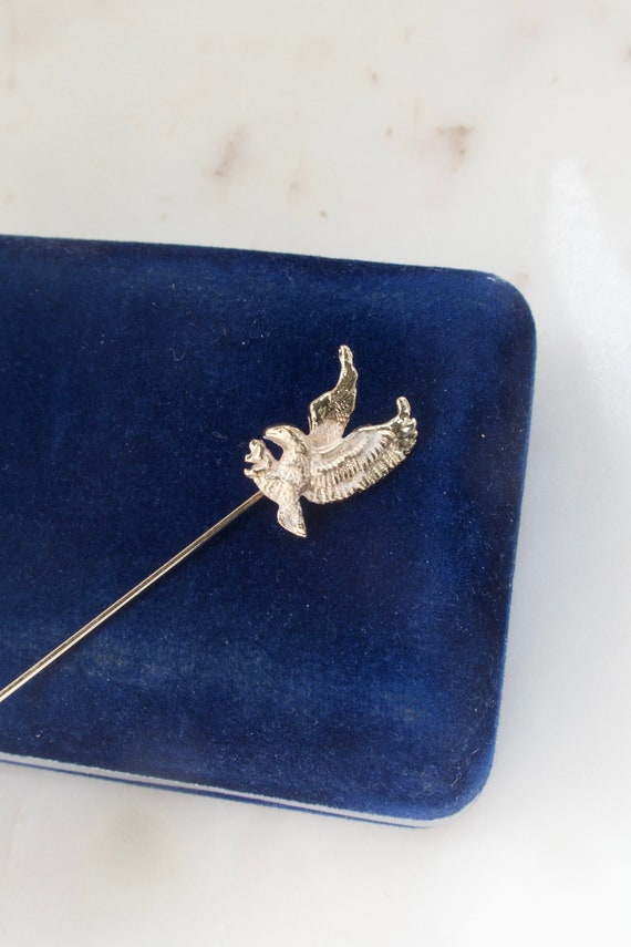 Knighthood Red Eye Flying Eagle Brooch, Suit Stud, Shirt Studs